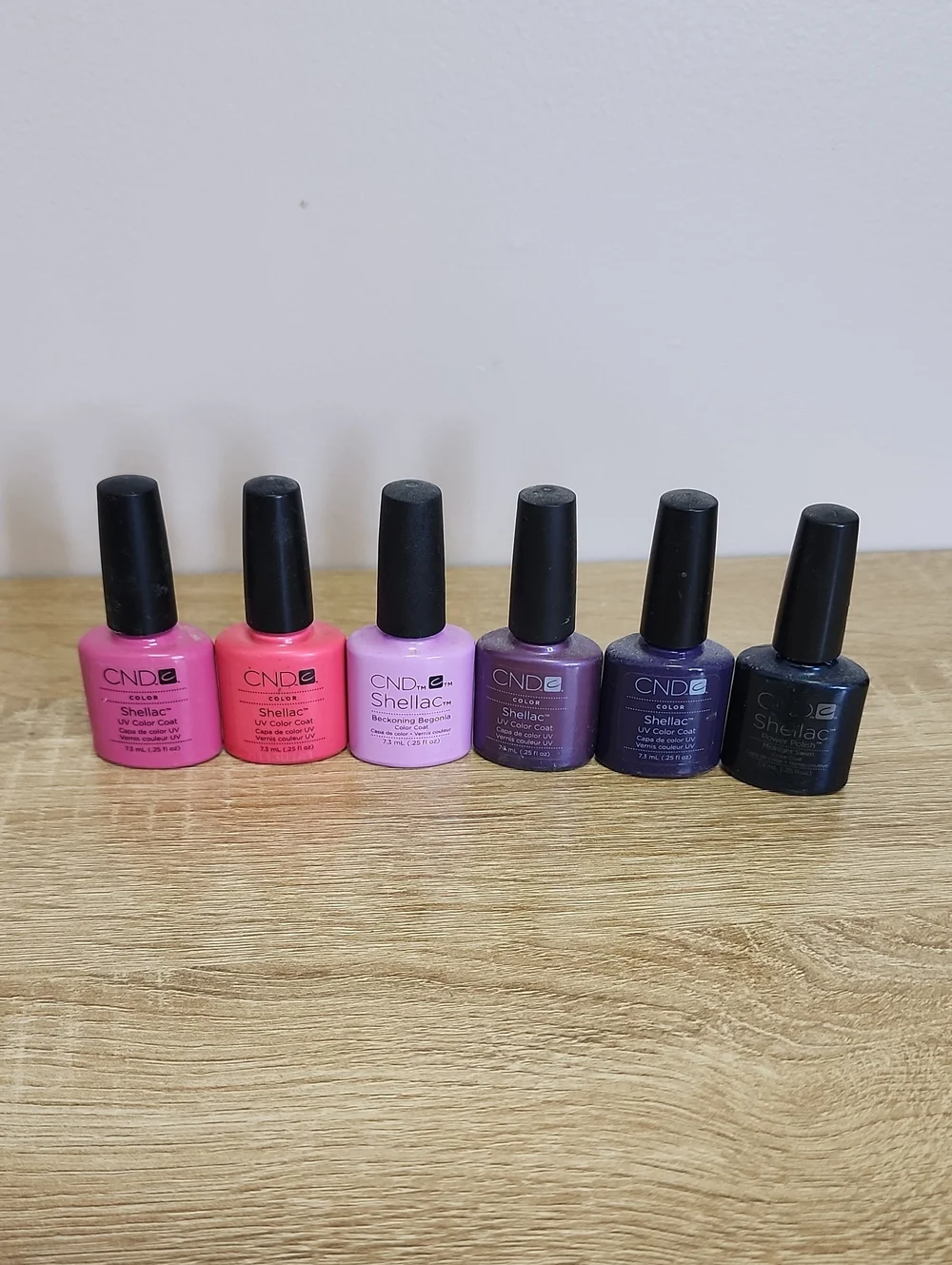 CND Shellac Women's Nail Color Set - Pink to Purple